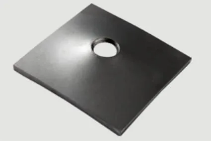 Planchuela de acero para perno de anclaje